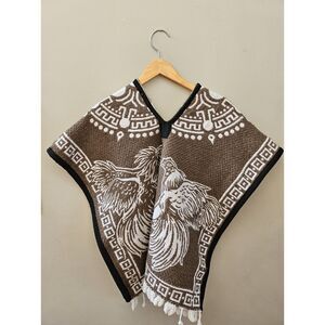 Traditional Mexican Poncho - Rare - Men's